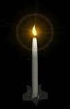 a white candle